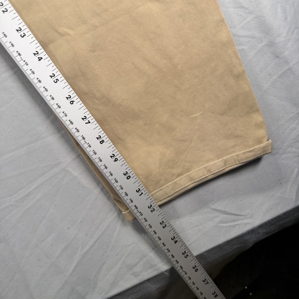 Lucky Brand Chino Pants Mens 32x32 Brown 363 Straight Leg Twill 5 Pocket - Picture 10 of 11